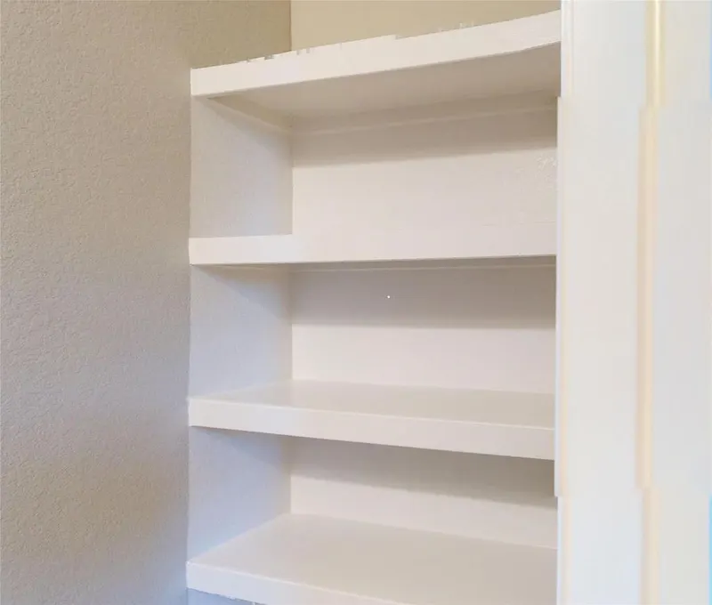 Linen closet shelving at 16701 Eastchase Street, Montgomery, TX