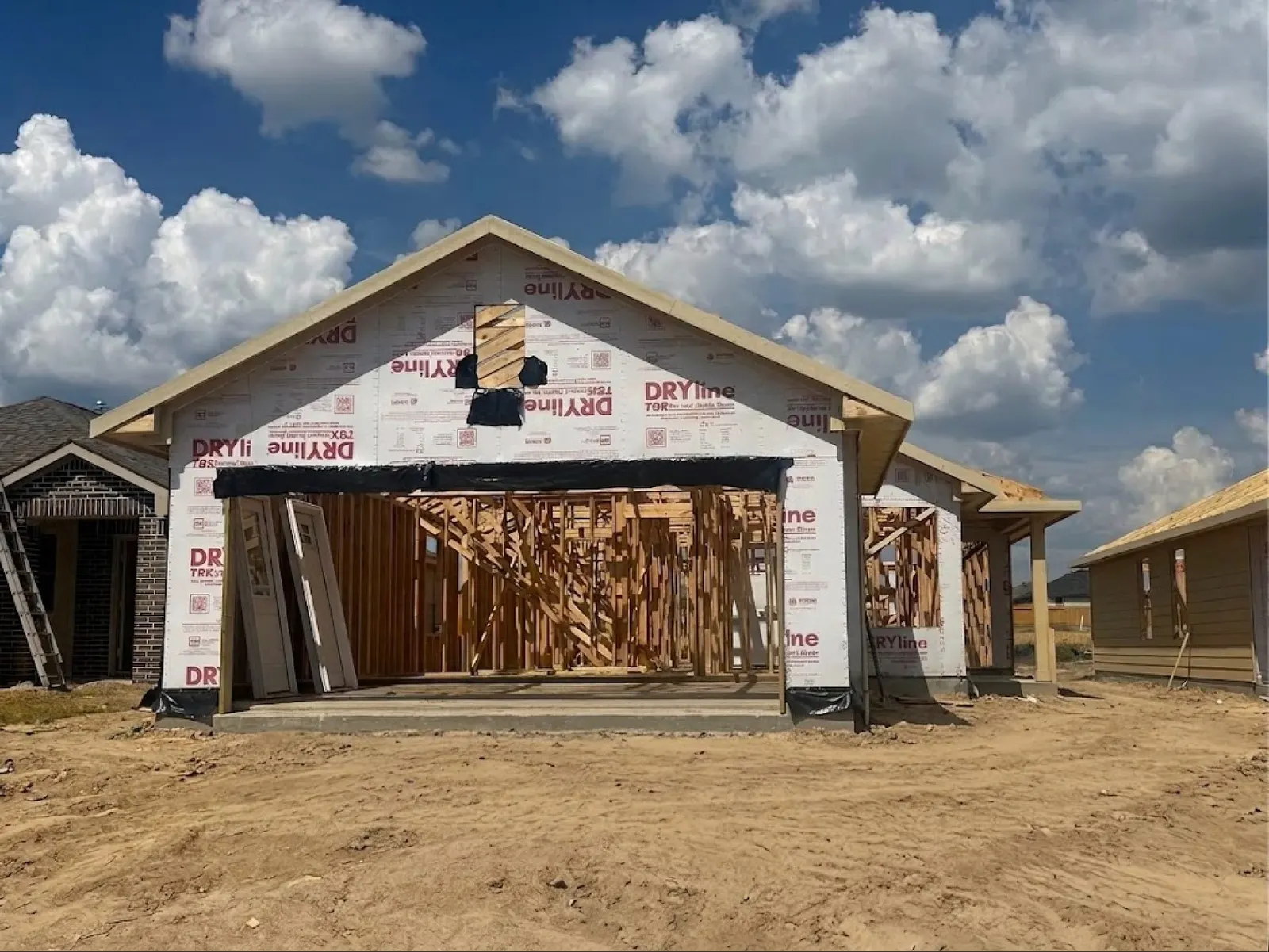 Front exterior of 11670 Ruffian Drive, a new home by Alta Homes, Willis, TX