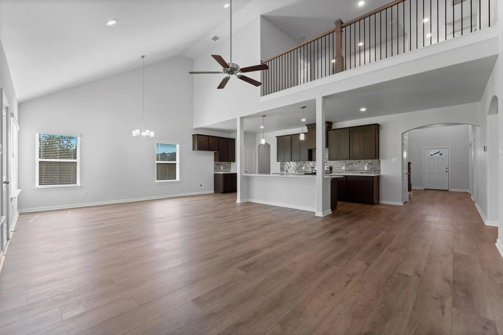 Interior of the Torrey Pines II model home by Alta Homes, 4 bed (opt. 5), 2.5 bath (opt. 3), ~2,447 sqft
