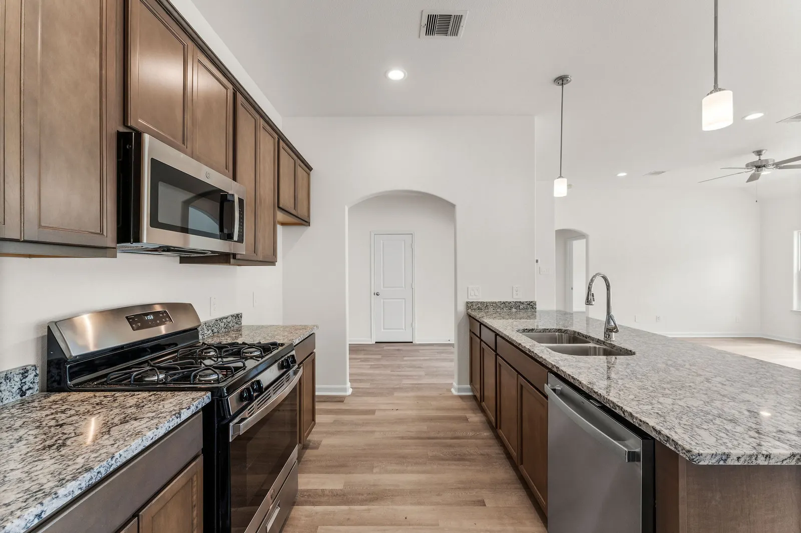 Interior of the Linden model home by Alta Homes, 3 bed, 2 bath, ~1,553 sqft
