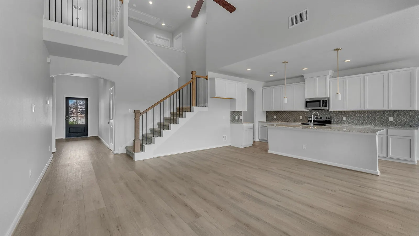 Interior of the Kingston model home by Alta Homes, 4 bed (opt. 5), 3 bath, ~2,375 sqft