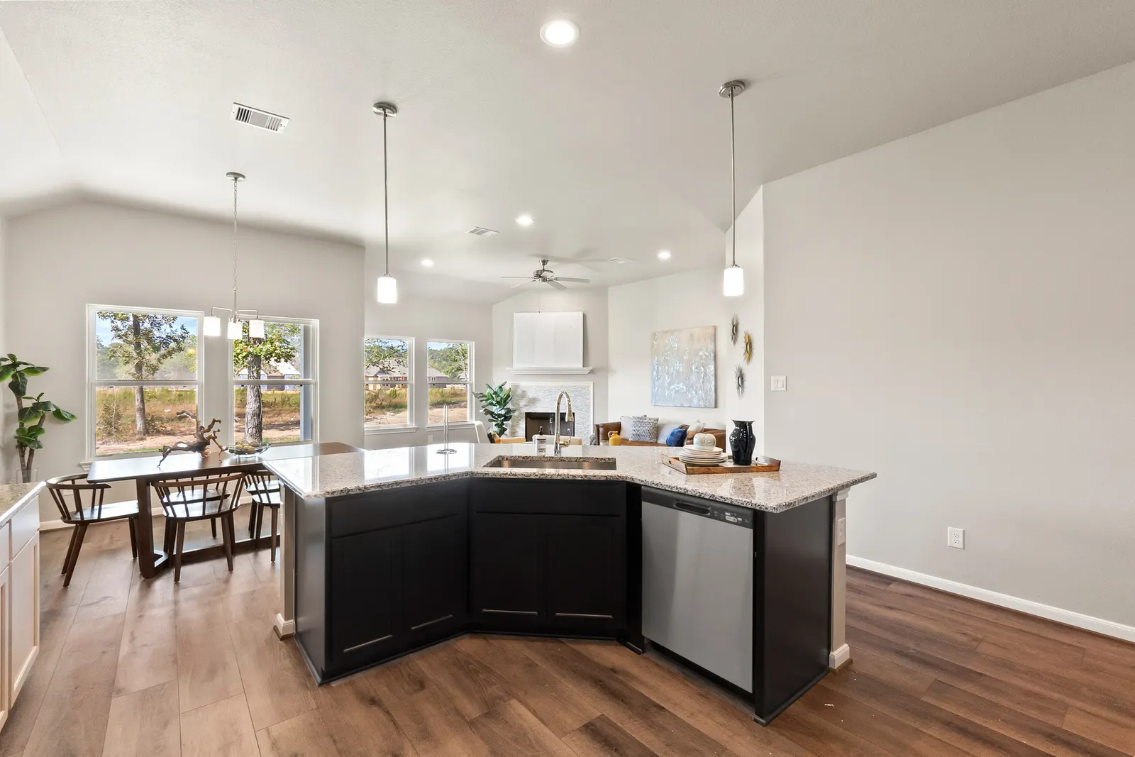 Interior of the Pinehurst model home by Alta Homes, 4 bed, 2 bath (opt. 2.5), ~1,984 sqft