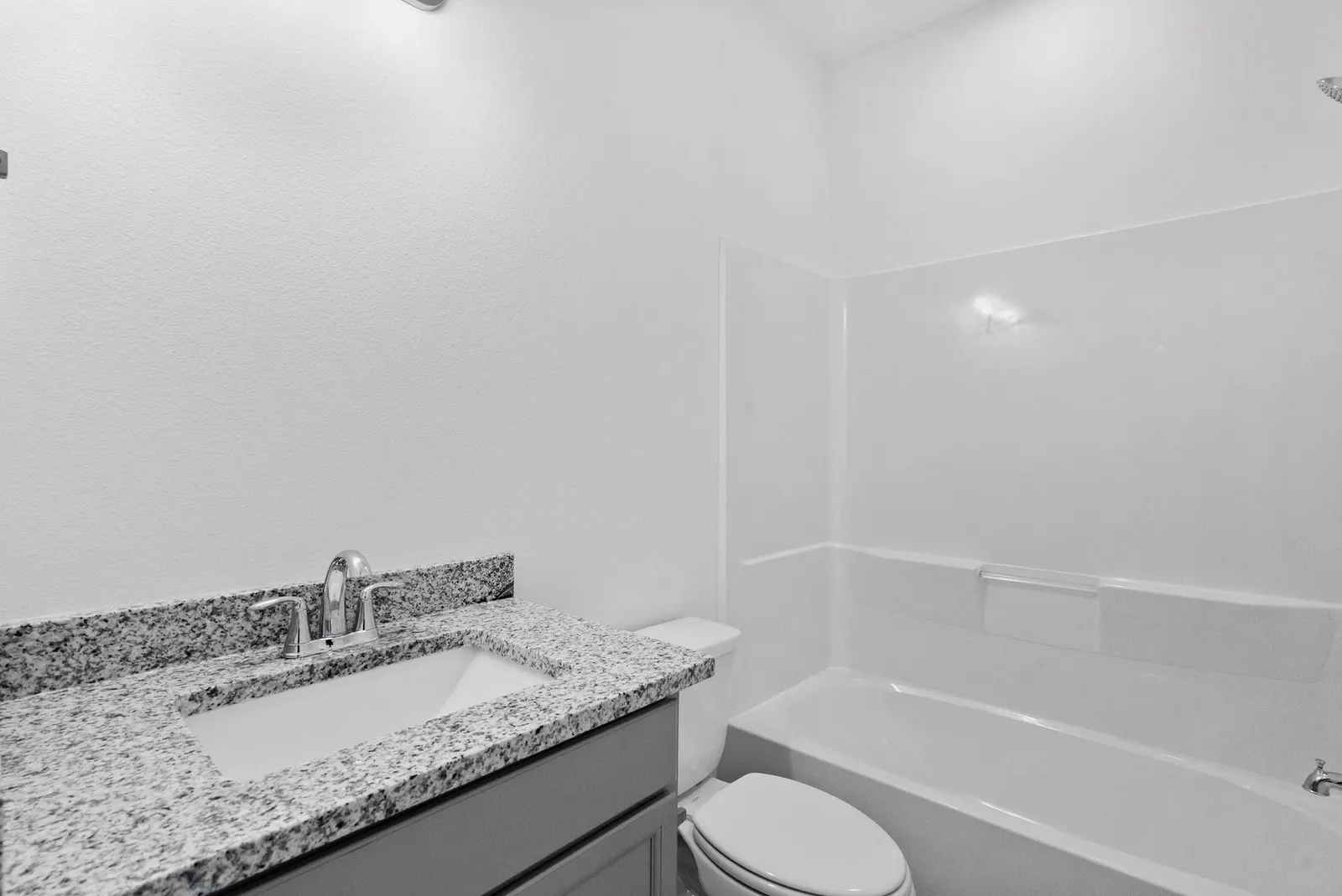 Bathroom vanity with tub at Cedar Crossing by Alta Homes